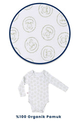 Premium Organic Cotton 11 - Piece Newborn Baby Set - Lamb Pattern Design - TryAladdin