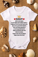 Premium Organic Cotton 'Birthday Dad' Baby Bodysuit - Short Sleeve - 1 Piece - TryAladdin