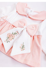 Premium Organic Cotton Embroidered Newborn 5 - Piece Coming Home Outfit Set - TryAladdin