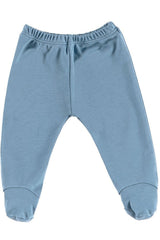 Premium Organic Cotton Newborn 9 - Piece Layette Set - Blue - TryAladdin