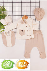 Premium Organic Cotton Newborn Boy Take - Home Set - 1 Set - TryAladdin