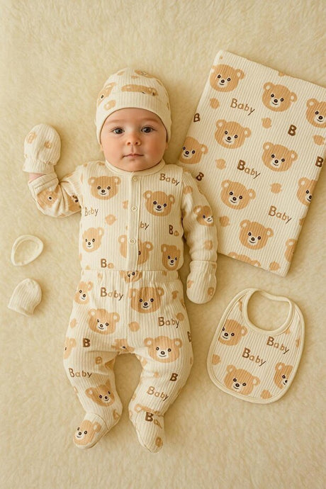 Premium Organic Cotton Newborn Hospital Exit Set - 6 Piece - TryAladdin