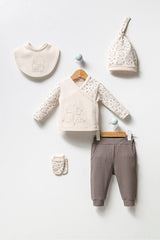 Premium Organic Cotton Newborn Hospital Exit Set - Elephant Print, 5 - Piece - TryAladdin
