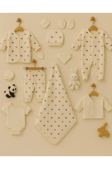 Premium Organic Cotton Newborn Layette Set - 10 - Piece - TryAladdin