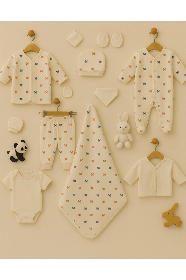 Premium Organic Cotton Newborn Layette Set - 10 - Piece - TryAladdin