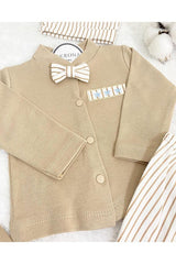 Premium Organic Newborn Baby Boy Bow Tie Hospital Exit Gift Set - 5 - Piece Set - TryAladdin