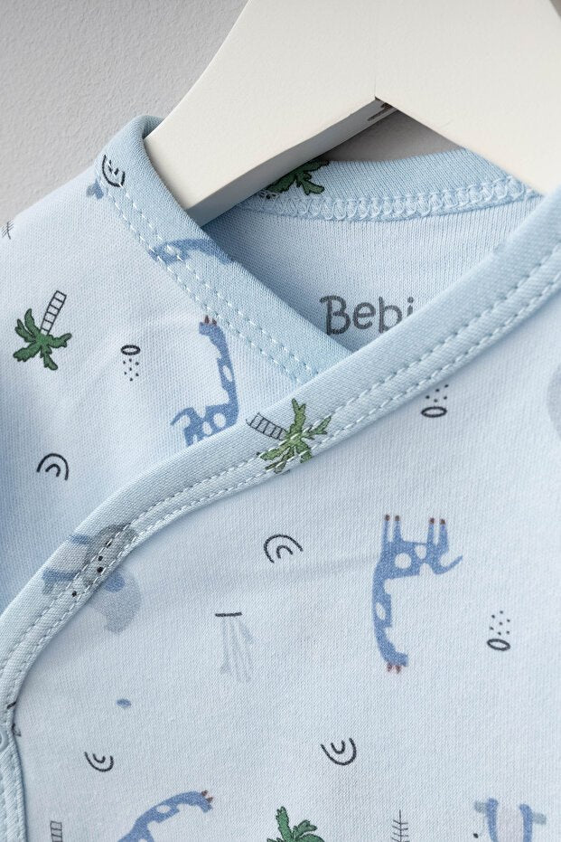Premium Palm Print Newborn Baby 5 - Piece Layette Set - TryAladdin
