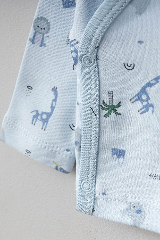 Premium Palm Print Newborn Baby 5 - Piece Layette Set - TryAladdin