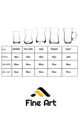 Premium Pasabahce 12K Gold Trim Slim Waist Turkish Tea Glass - 150g - TryAladdin