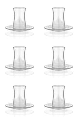 Premium Pasabahce Hisar Decostyle Turkish Tea Glass Set - 12 Pieces - TryAladdin