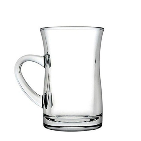 Premium Pasabahce Mila Handled Large Turkish Tea Glass Set - 145ml 3 - Pack - TryAladdin