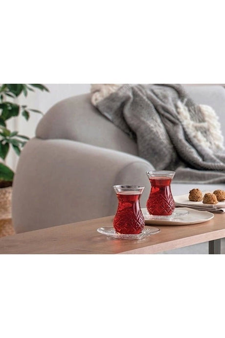 Premium Pasabahce Timeless Turkish Tea Set - 12 Piece - TryAladdin