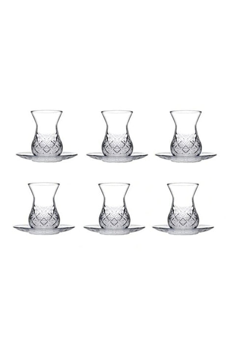 Premium Pasabahce Timeless Turkish Tea Set - 12 Piece - TryAladdin
