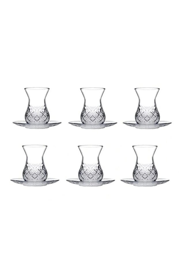 Premium Pasabahce Timeless Turkish Tea Set - 12 Piece - TryAladdin