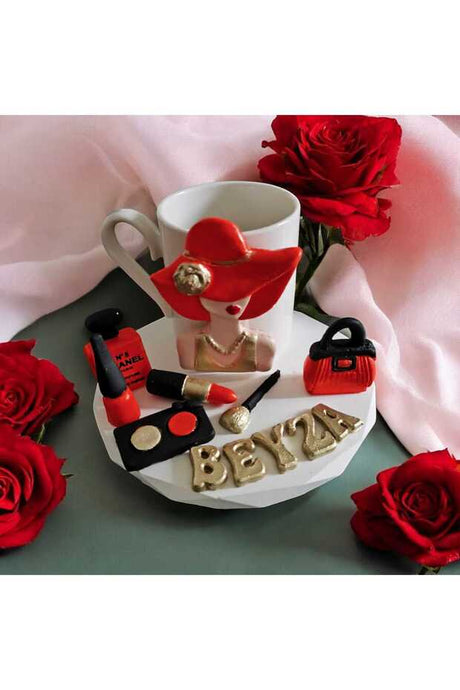 Premium Personalized Turkish Coffee Mug - Beauty Themed Gift Set - TryAladdin