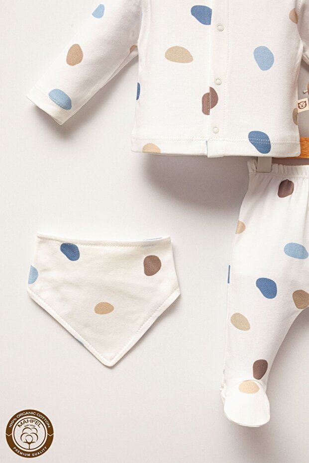 Premium Polka Dot Newborn Baby Hospital Exit Set - 5 Piece - TryAladdin