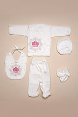 Premium Red Crowned 5 - Piece Newborn Welcome Set - 500g - TryAladdin