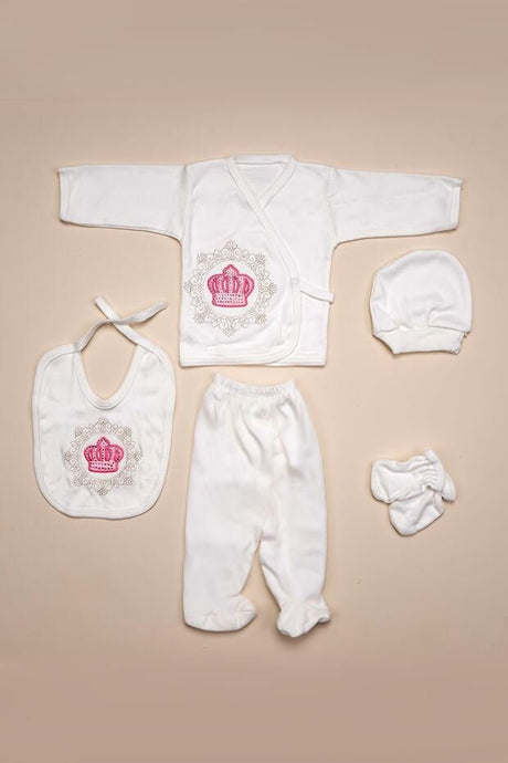 Premium Red Crowned 5 - Piece Newborn Welcome Set - 500g - TryAladdin