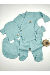 Premium Ribbed Newborn Baby Hospital Exit Set - 5 - Piece - TryAladdin