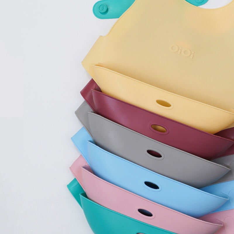 Premium Silicone Baby Bib - Comfortable, Adjustable & Mess - Free Feeding (6m - 4y) - TryAladdin