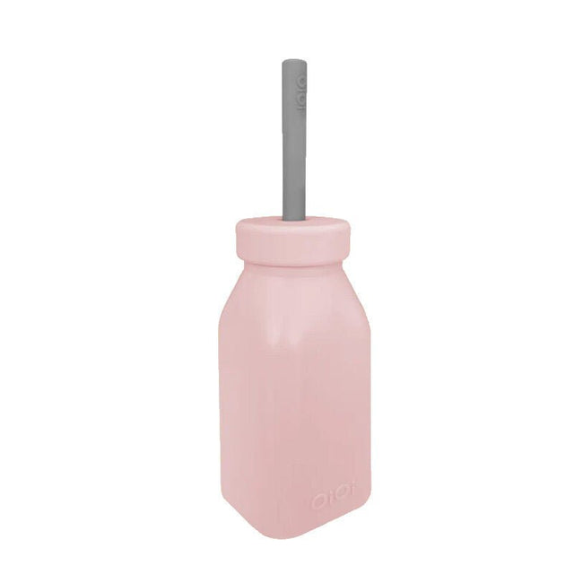 Premium Silicone Baby Bottle with Straw - BLW Support & Unbreakable Design 6+ Months - TryAladdin