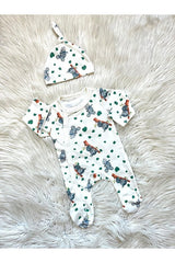 Premium Soft Cotton Koala Bicycle Pattern Hooded Baby Romper - Wholesale - TryAladdin