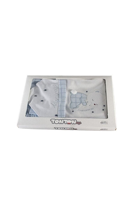 Premium Tonton Baby Ecru Newborn Boy Hospital Take - Home Set - 5 - Piece - TryAladdin
