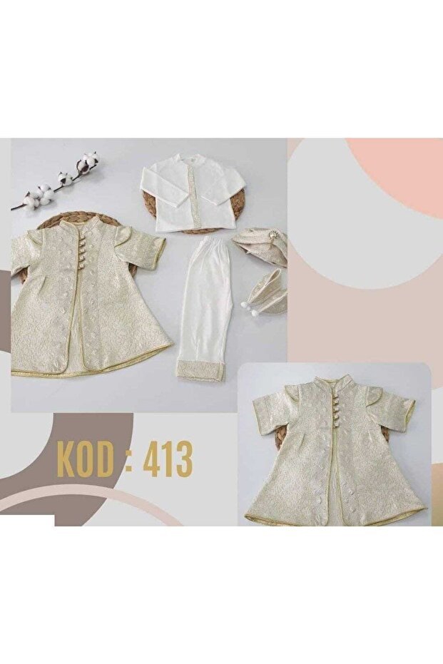 Premium Traditional Turkish Baby Boy Mevlut & Circumcision Outfit Set - Newborn Size - TryAladdin