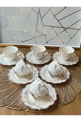 Premium Turkish Coffee Cup Set Evora - 12 - Piece Set - TryAladdin