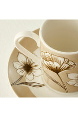Premium Turkish Coffee Espresso Cup Set - Rachel Design - 2 x 90cc - TryAladdin