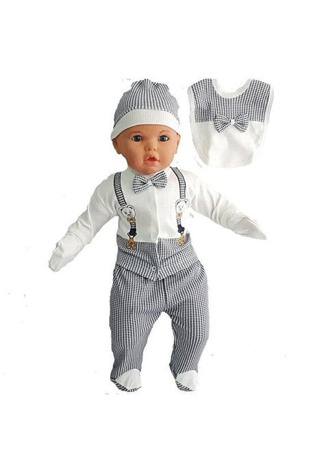 Premium Turkish Newborn Baby Boy 5 - Piece Luxury Layette Set - TryAladdin