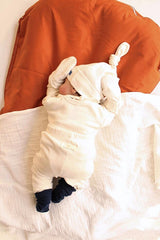 Premium Turkish Newborn Baby Clothing Set - Embroidered Fish Design, 5 - Piece - TryAladdin