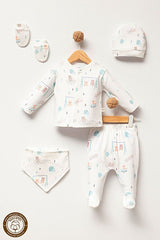 Premium Turkish Newborn Baby Hospital Exit Set - 5 Piece - TryAladdin