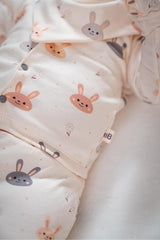 Premium Unisex Natural Rabbit Newborn Layette Set - 5 Piece - TryAladdin