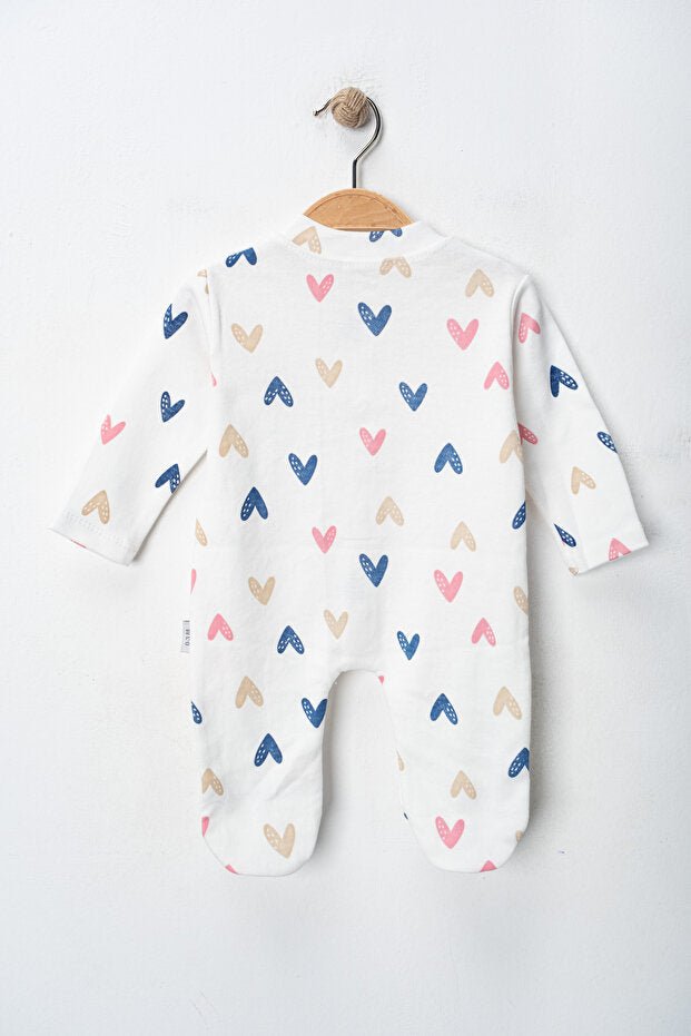 Premium Unisex Newborn Patterned Bodysuit Set - 3 - Piece (0 - 3 Months) - TryAladdin