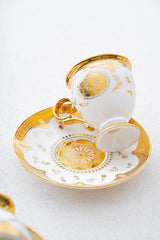 Premium Zaira Authentic Turkish Coffee Cup Set - 6 Piece, 90ml Capacity - TryAladdin