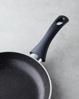 Professional Grade Non Stick Frying Pan Set Black 18cm 20cm
