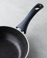 Professional Grade Non Stick Frying Pan Set Black 18cm 20cm