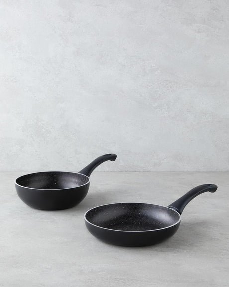 Professional-Grade-Non-Stick-Frying-Pan-Set-Black-18cm-20cm