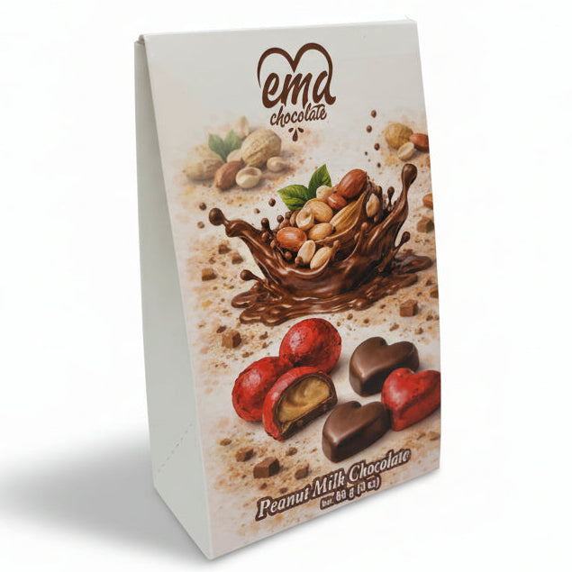 Professional Grade Peanut Cream-Filled Milk Chocolate Bar
