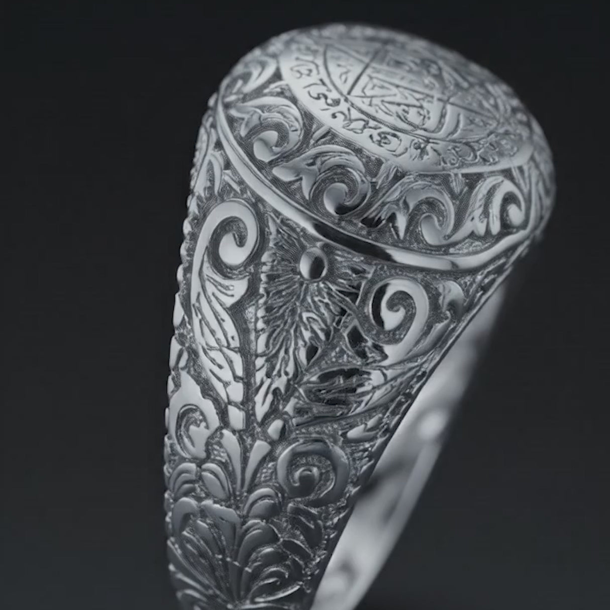 Herren handgefertigter 925 Sterlingsilber Davidstern Ring | Türkischer spiritueller & kultureller Schmuck