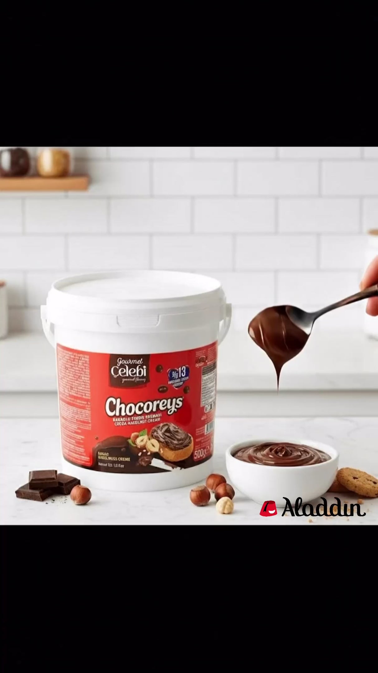 Celebiogullari Professional Cocoa Hazelnut Cream (13% Hazelnut)