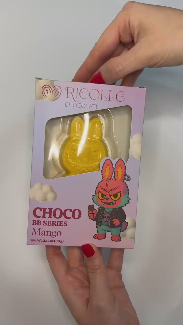 リコル バブル (BB) シリーズ マンゴー ポッピング キャンディ チョコレート - 2.12oz (60g)