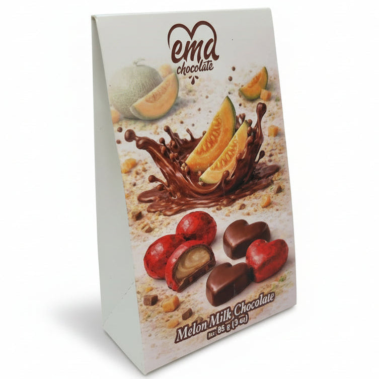 Gourmet Melon Cream Milk Chocolate Bar