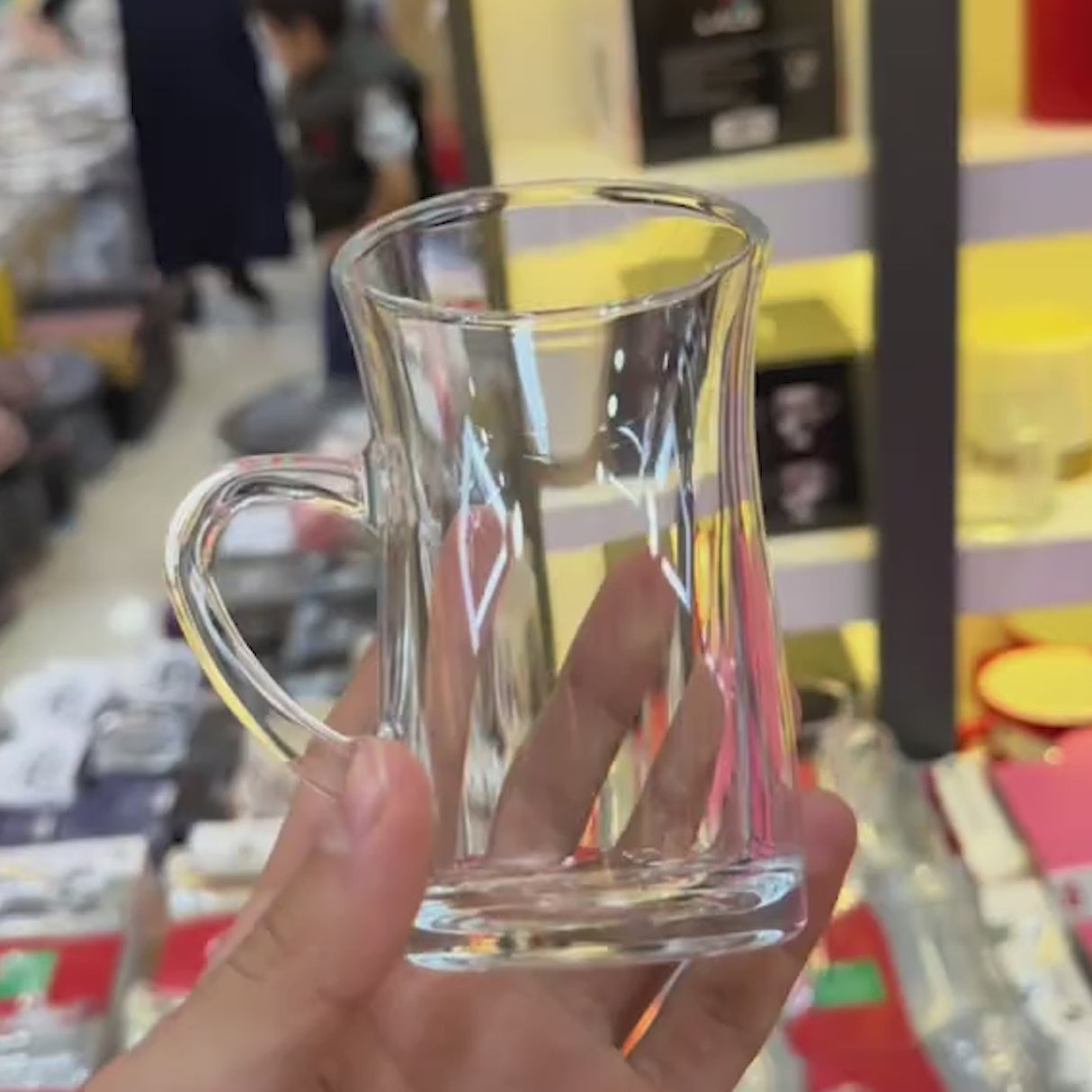 Premium Pasabahce Mila Teeglas Set mit Griff - 145ml 3er-Pack