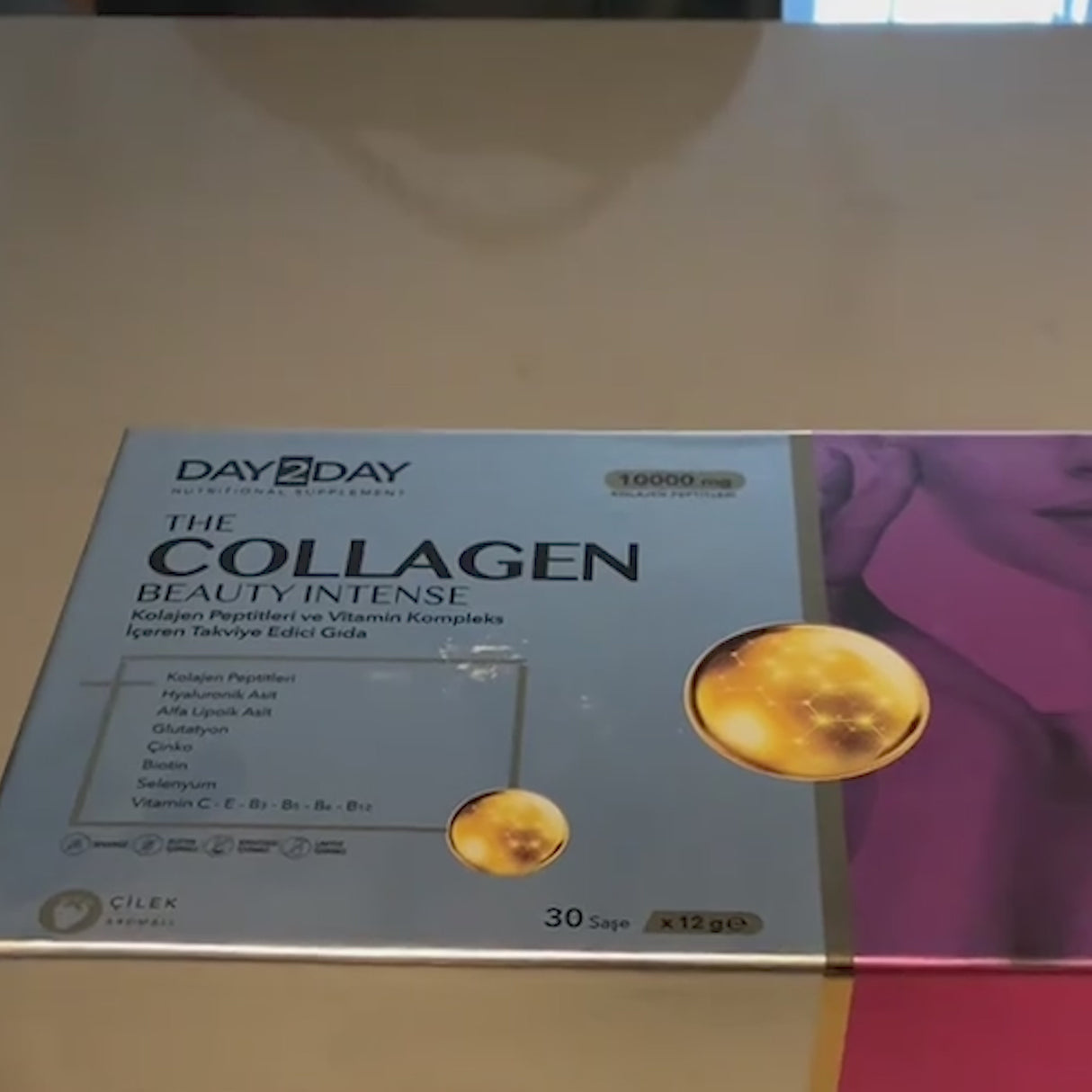 The Collagen Beauty Intense - 10000mg Collagen for Radiant Skin, 90 Sachets