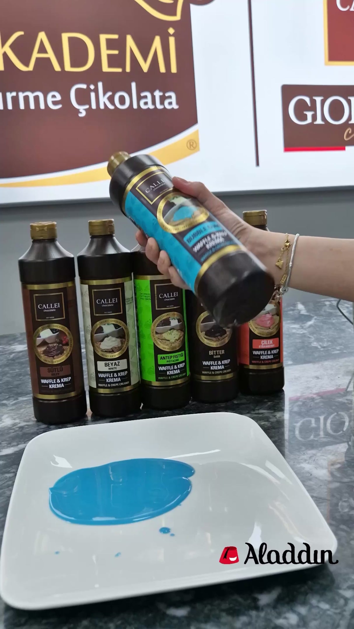 Callei Bubble Gum Creme til Vaffel, Pandekage & Desserter 1000gr