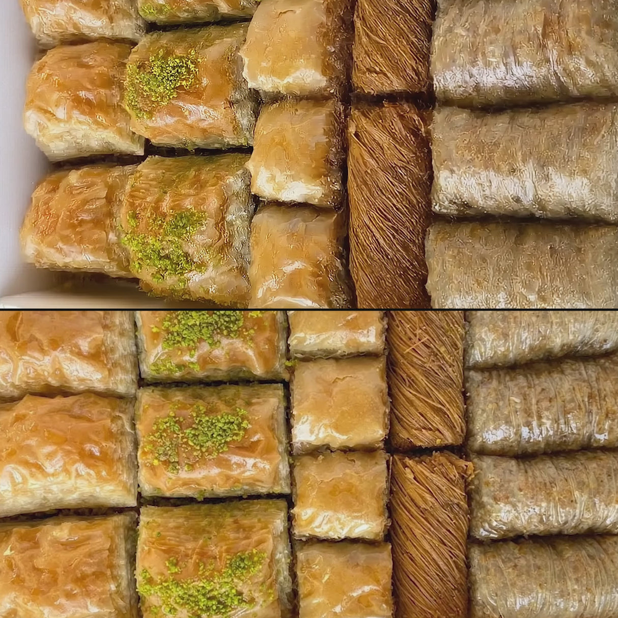 Asi | Blandet Baklava med Pistacie og Valnød