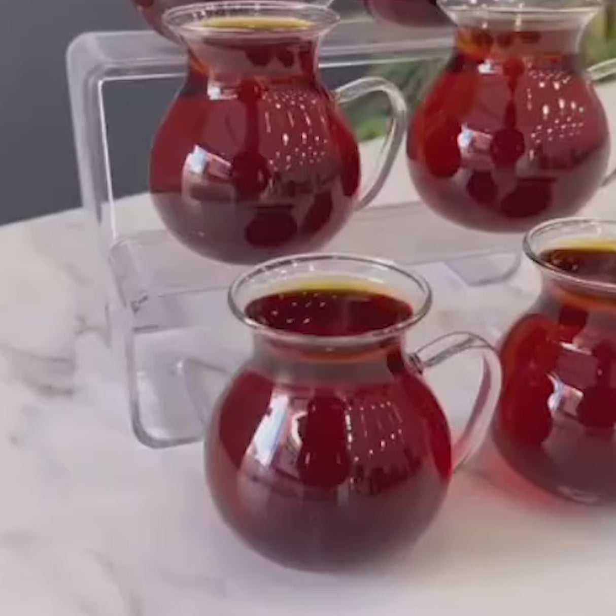 Rossel Premium Professional Turkish Tea Glasses - 6 Pieces Set