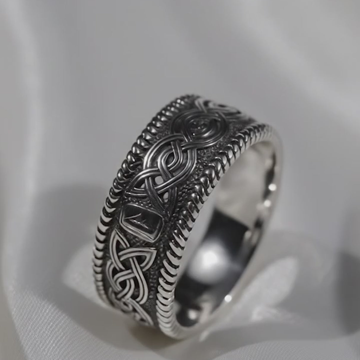 Premium Artisan Nordic Knot Ring